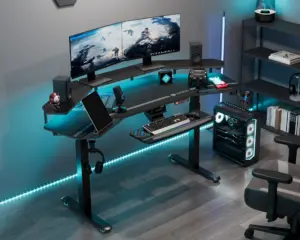 Schreibtisch Elektrischer Großer Ergonomischer Stehschreibtisch, Höhenverstellbarer